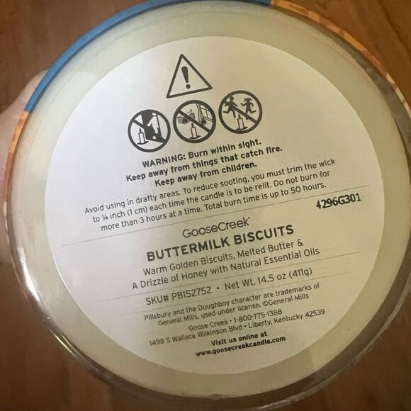 Goose Creek Pillsbury Buttermilk Biscuits Candle SOLD OUT - Picture 7 of 8